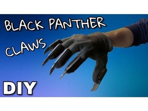 pantera negra garras modelos artigli vingadores homem de ferro marvel unghie vitt maker wacanda 3d print model - Mito3D