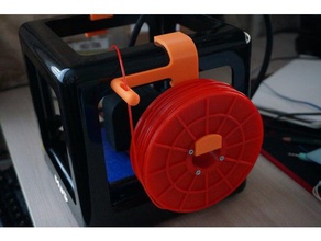 makara tutucu desteğiyle yazıcı 3d aksesuarları filament biriktirme m3dmicro mikro spoolholder 3d print model - Mito3D