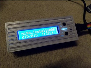 gotek lcd display - a1200 external controller computer amiga 3d print model - Mito3D