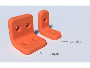 corner coupling diy hobby l l-coupling maker osb 3d print model - Mito3D