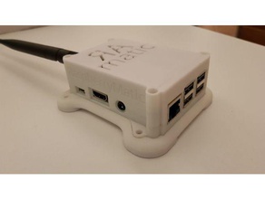 raspberrymatic case vesa mount wall adapter electronics homematic ip rpi3 3d print model - Mito3D