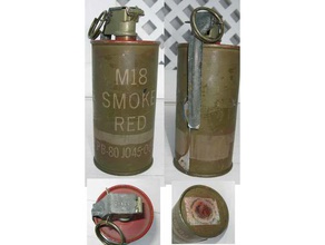 m18 smoke grenade props 3d print model - Mito3D