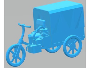 eco diesel chariot jeux voiture panier le jeu faible poly vidéo 3d print model - Mito3D