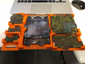 imperial assault mapa de almacenamiento juegos juego mesa cuadro organizador 3d print model - Mito3D