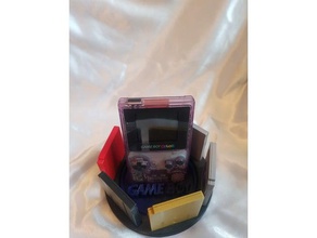 game boy cartridge swiveling stand gbc pocket toy & accessories cartrage color gameboy handheld electronic product gbp 3d print model - Mito3D