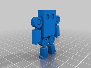 Spielzeug-Roboter Spielzeug & Spiele bewegliche Teile beweglich vorgearbeitet Roboter - 3d print model - Mito3D