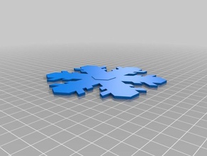 cristal de hielo hábitos matemáticas los cristales 3d print model - Mito3D