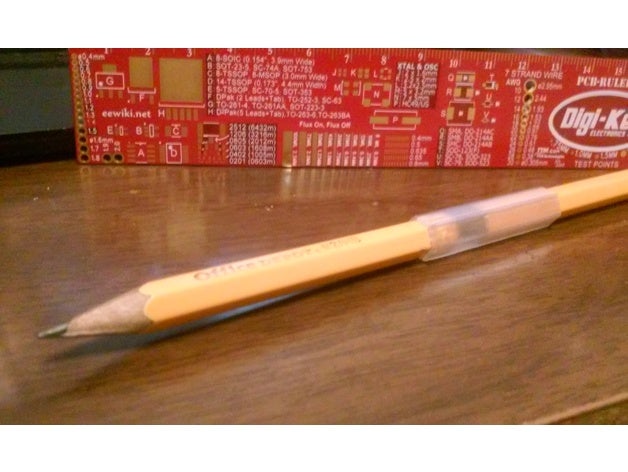 golf pencil holder extender gadgets even moar tags 3D print model - Mito3D