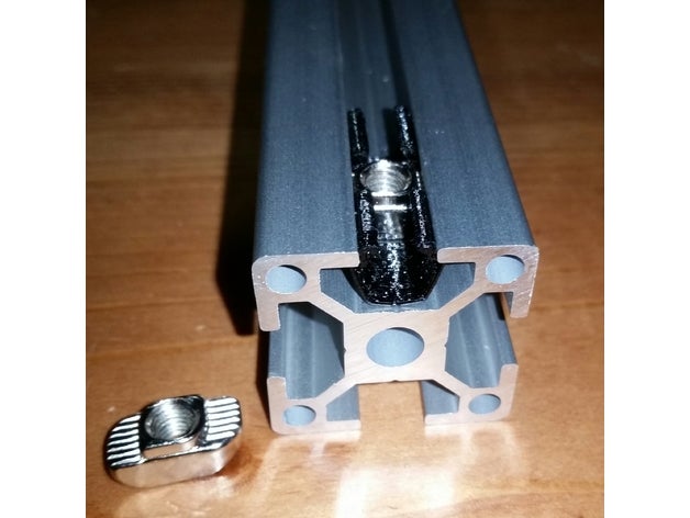 3030 t-nut clip diy extrusion tnut t-slot nut 3D print model - Mito3D
