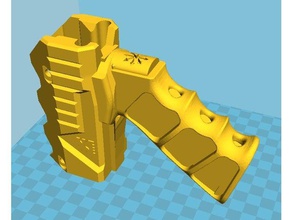 uma peça de caliburn foregrip esporte & ao ar livre 3d print model - Mito3D