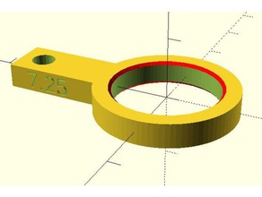 dedo medidor de anéis personalizador sistemas a decoração diâmetro dedos idioma mão jóias medida dispositivo medição ferramenta anel 3d print model - Mito3D