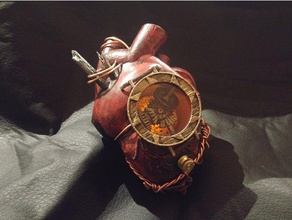 corvo attano heart dishonored costume cosplay accessory prop 2 steampunk 3d print model - Mito3D