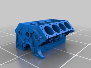 v8engine consistente normales modelos motor 3d print model - Mito3D