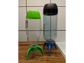 garrafa de stand sodastream cozinha e sala jantar suporte a drenagem secador soda stream 3d print model - Mito3D