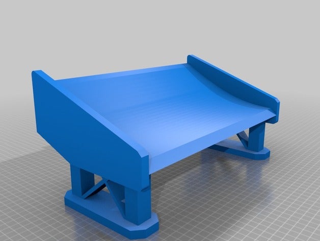 1 ayak genişliğinde spoiler Otomotiv arka spoyler 3D print model - Mito3D
