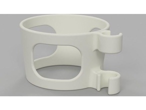 umbrella coffee cup holder food & drink 3d print model - Mito3D