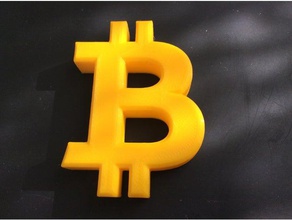 bitcoin segno segni e loghi simbolo 3d print model - Mito3D