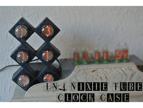 nixie tube clock in-1 Kunst Uhr diy kit pcb 3d print model - Mito3D