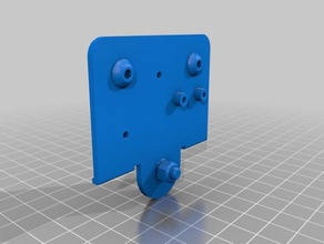 cr-10 carriage minus wheels - tinkercad friendly 3d printing tests 3d print model - Mito3D