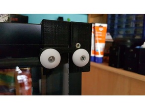 cupboard door lock remix replacement parts 3d print model - Mito3D