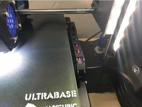 anycubic i3 mega - titular arraste cadeia halter f r schleppkette Impressora 3d acessórios o cabo de ultrabase 3d print model - Mito3D