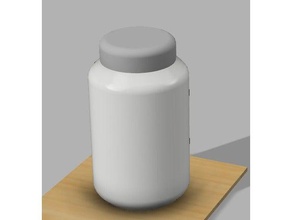 shampoo bottle household 3d print model - Mito3D