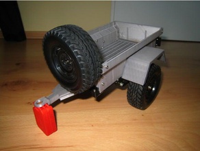 spare tire holder m416 trailer r c vehicles 3d print model - Mito3D