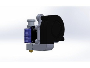 radial-Düse fan assembly e3d-v6 3d-Drucker Teile - Lüfter fan-duct Düse Kühlung 3d print model - Mito3D