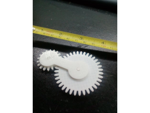 fidget engranajes de la ingeniería fácil impresión fidget-juguete inquietud los 3D print model - Mito3D