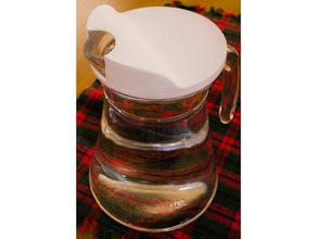cat-proof arcoroc arc jug lid kitchen & dining cat cover 3d print model - Mito3D