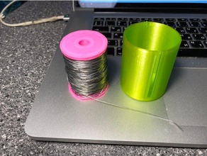 spool soldering wire container organization holder 3d print model - Mito3D