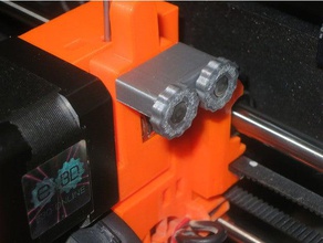 scroll wheel extruder idler prusa i3 mk2 s 3d printer parts original 3d print model - Mito3D