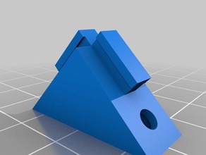 inventoy - m3 construction profile corner coupler toys nut 3d print model - Mito3D