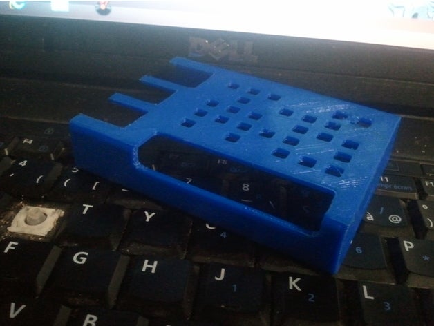 raspberry pi case gpio hole electronics raspberrypi 2 3 b 3D print model - Mito3D