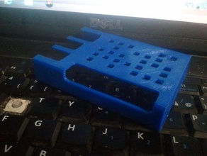 raspberry pi caso gpio buraco eletrônica framboesa raspberrypi 2 3 b 3d print model - Mito3D