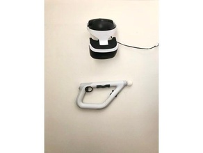 psvr headset wall mount video games 3d print model - Mito3D