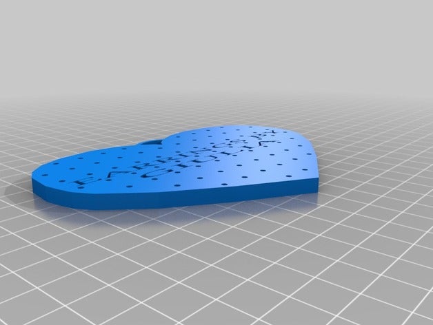 brinco coração os acessórios 3D print model - Mito3D
