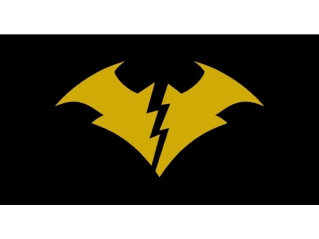dark nights metal - red death emblem art batman sign symbol dc comics 3D print model - Mito3D