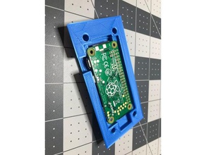 raspberry pi zero simple flat enclosure electronics case 3d print model - Mito3D