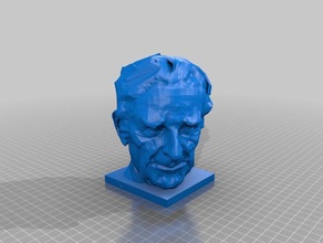 ed de la tête sculptures 3d print model - Mito3D