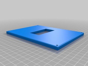 orac torno tach pantalla frontal partes cnc máquina de la placa tacómetro 3d print model - Mito3D
