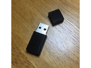 flash drive case gadgets flashdrive holder usb 3d print model - Mito3D