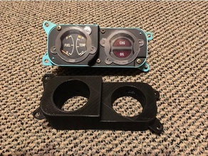 celica 52mm indicatore di baccelli automotive calibro pod toyota 3d print model - Mito3D