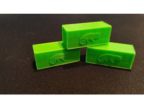 container opensuse geeko coins & badges 3d print model - Mito3D