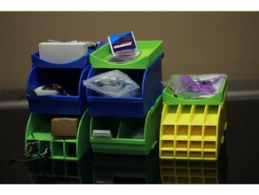 empilhamento de armazenamento lixo recipientes 3d print model - Mito3D
