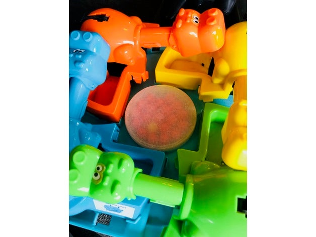 hungry hippos remplacement du couvercle jouets & accessoires de jeux 3D print model - Mito3D