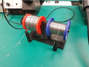 Doppel-Löt-spool-Halter - Elektronik 3d print model - Mito3D