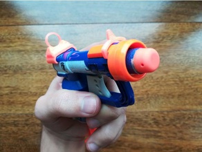 nerf n-strike jolt blaster-Geist-ring Sehenswürdigkeiten Spielzeug & game Zubehör ghost Eisen nerfgun gun mod Anblick ring 3d print model - Mito3D