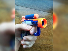 nerf n-strike golpe de dardo titular brinquedo & acessórios para jogos choque dart gun pontos turísticos 3d print model - Mito3D