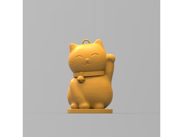 lucky cat charm toy toys & games accessory collection 3D print model - Mito3D